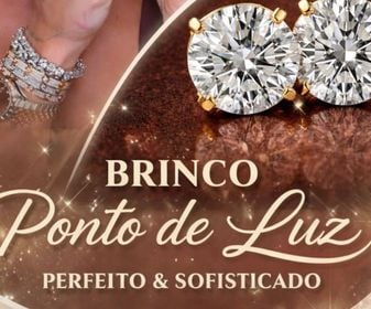 Brinco Ponto de Luz  Zircônia