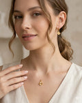 Conjunto Trevo Dourado - Folheado